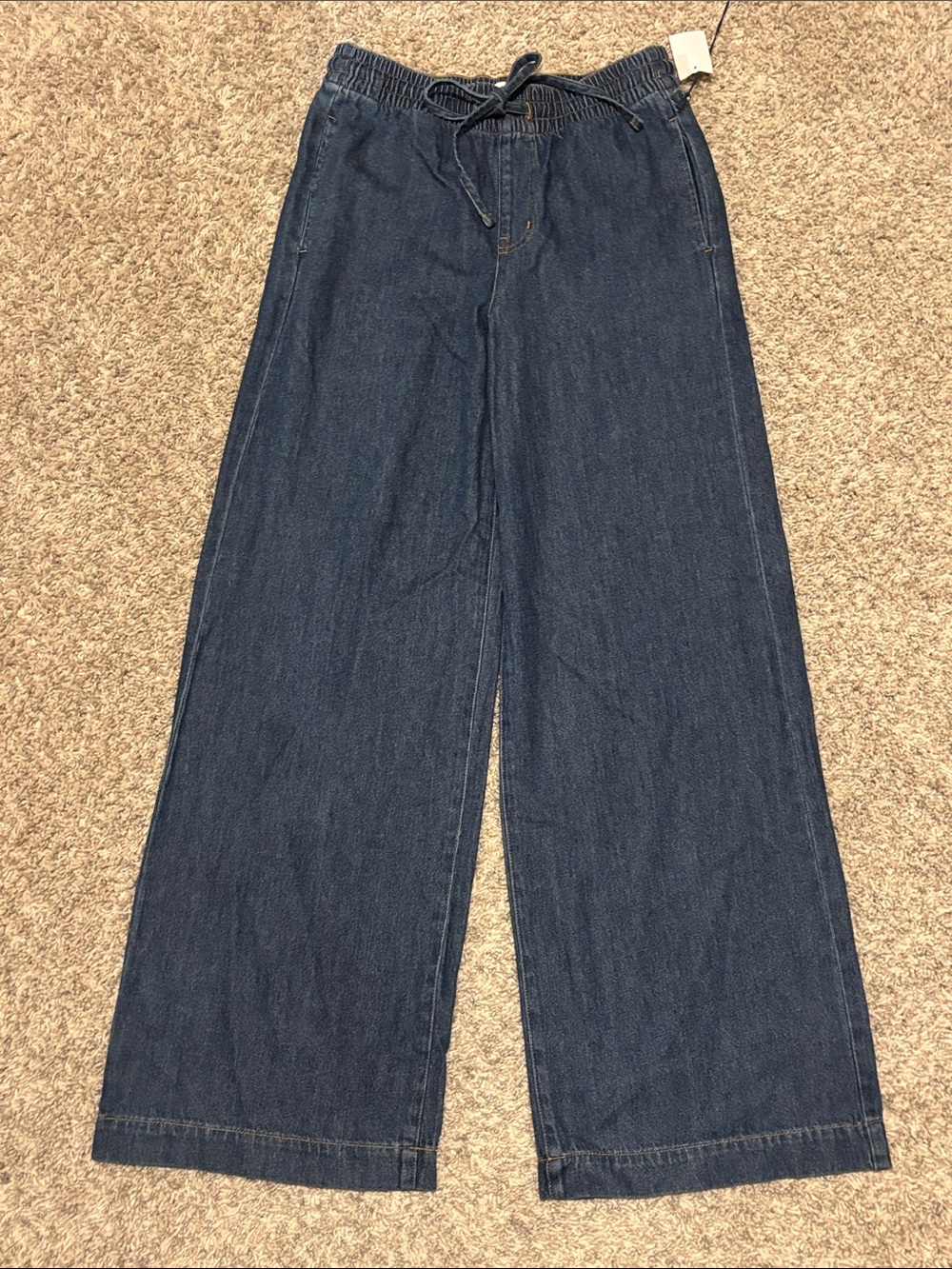 NWT Habitual Drawstring Waist Wide Leg Jeans XS